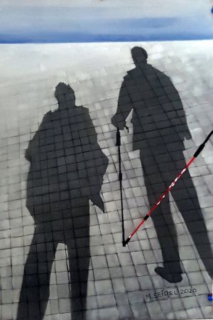 Schatten am Meer